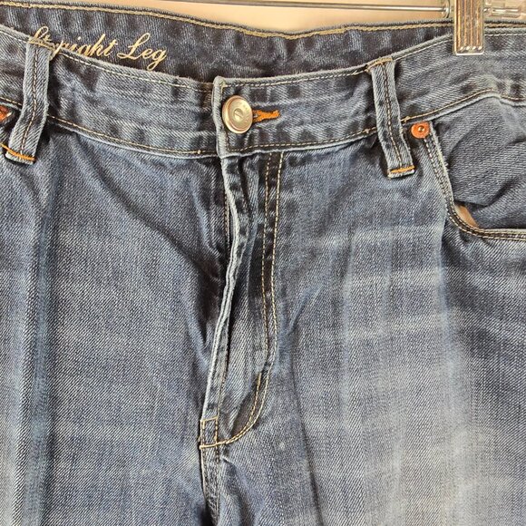 Tommy Bahama Jeans Mens 42x32 Blue Denim Standard Straight Leg Dark Wash Comfort - Picture 3 of 11
